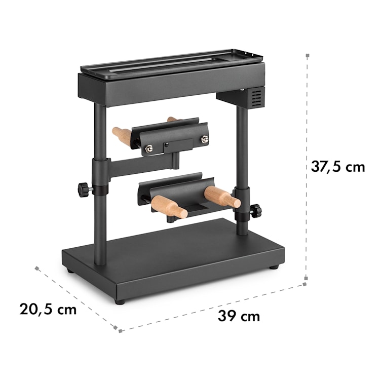 Appenzell XL raclette avec gril 600 W Thermostat 2 porte-fromage