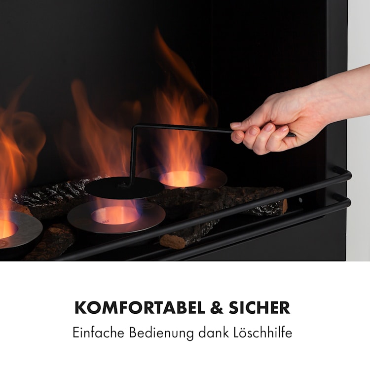 Phantasma Manor Ethanol-Kamin 3,4 kW Landhausstil MDF