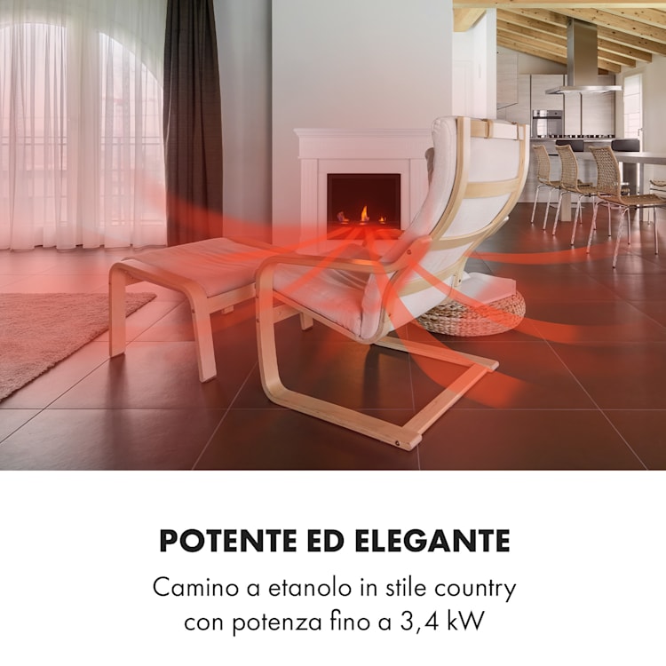 Phantasma Manor, camino a bioetanolo, 3,4 kW, stile rustico