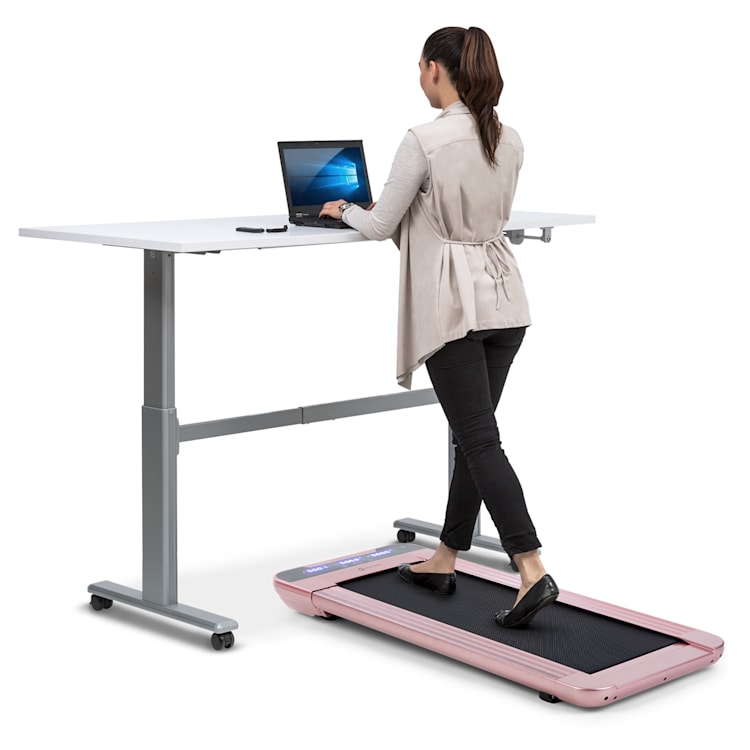 Workspace Go loopband, 350 W, 0,8 - 6 km/h, 11 cm hoogte, roségoud