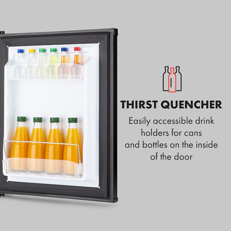 Klarstein Happy Hour Minibar 40L 5-15°C 23 dB LED light 40 Ltr | Black