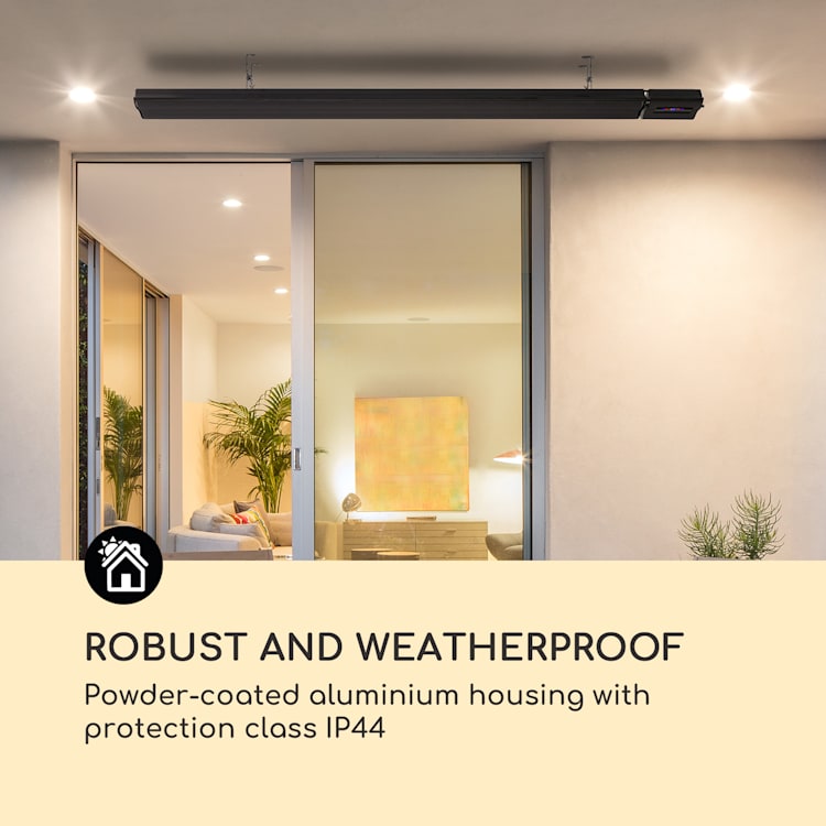 Cosmic Beam Smart 30, încălzitor cu infraroșu, 3000 W, control prin aplicație, negru 3000 W | Smart | Negru