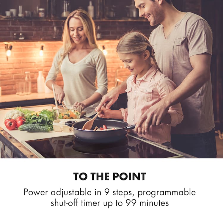 Delicatessa 60 Prime, Induction Hob, 4 Zones, 7000W, Timer, Black 4 | Black