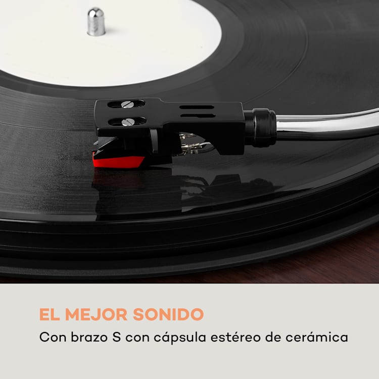 TT-Play PLUS Tocadiscos Altavoces 20W máx. BT 33/45 rpm Marrón