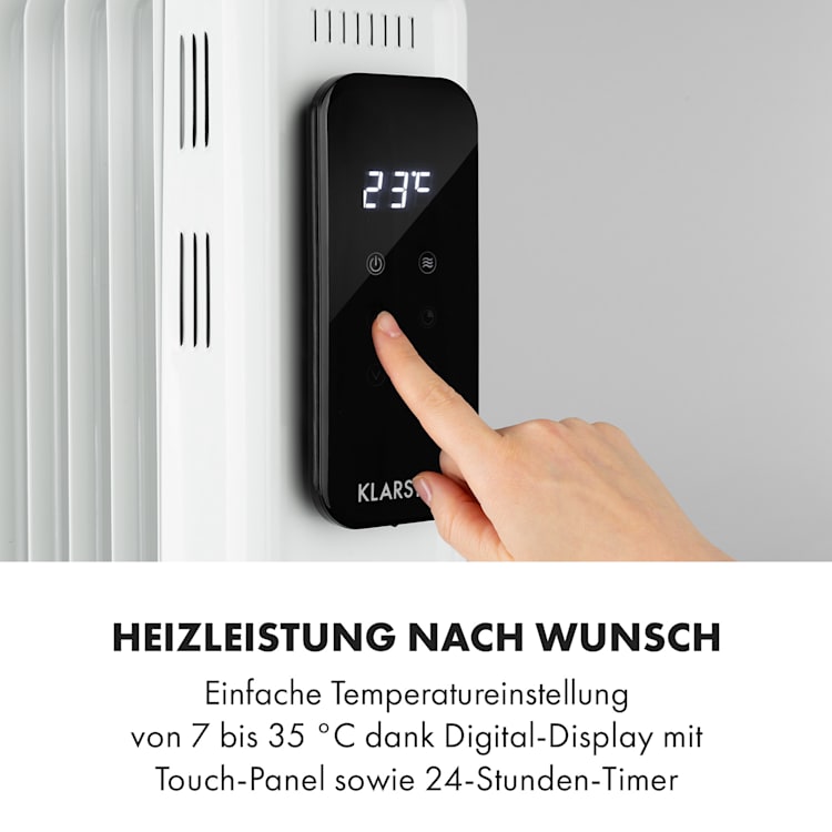 Thermaxx Elevate Smart Ölradiator 2720W 7-35 °C 24h-Timer App-Steuerung Weiß