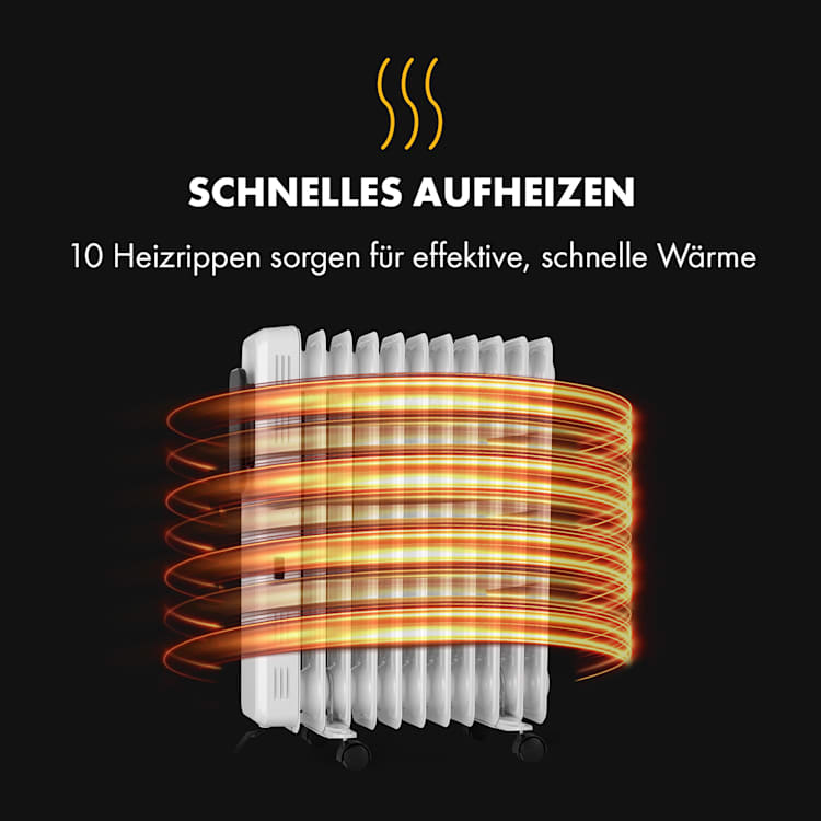 Thermaxx Elevate Smart Ölradiator 2720W 7-35 °C 24h-Timer App-Steuerung Weiß