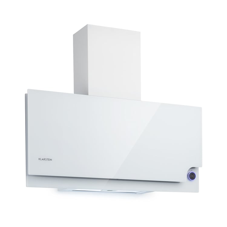 Amelia Exaustor 123W 90x46x23cm LED Regulador Touch Branco 90 cm | Branco