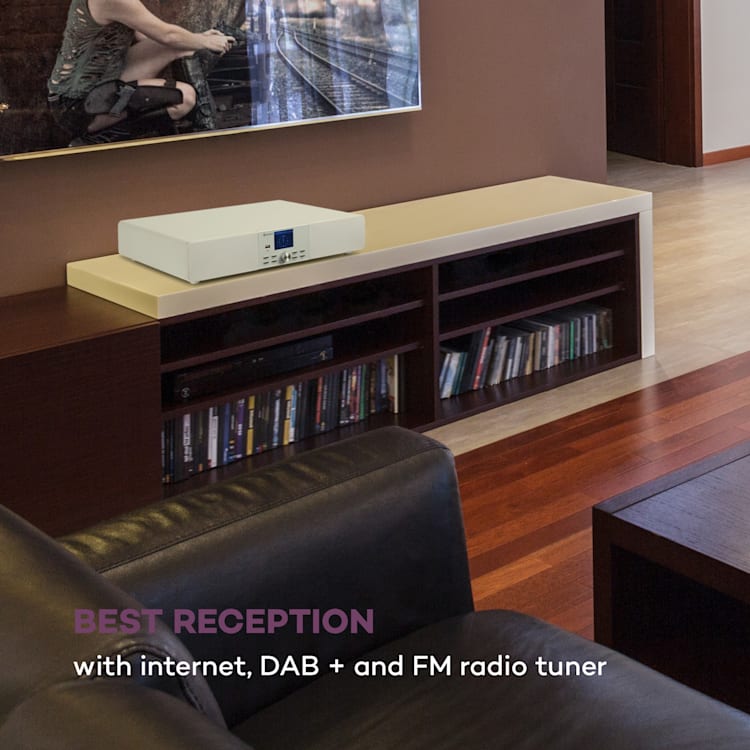 Stealth Base Connect base audio Bluetooth Internet / DAB + / FM USB AUX Blanc