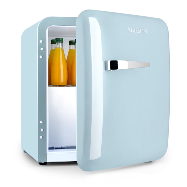 Audrey Mini 2in1 Kühlschrank EEC F Gefrierfach LED 37 Ltr | Pastellblau