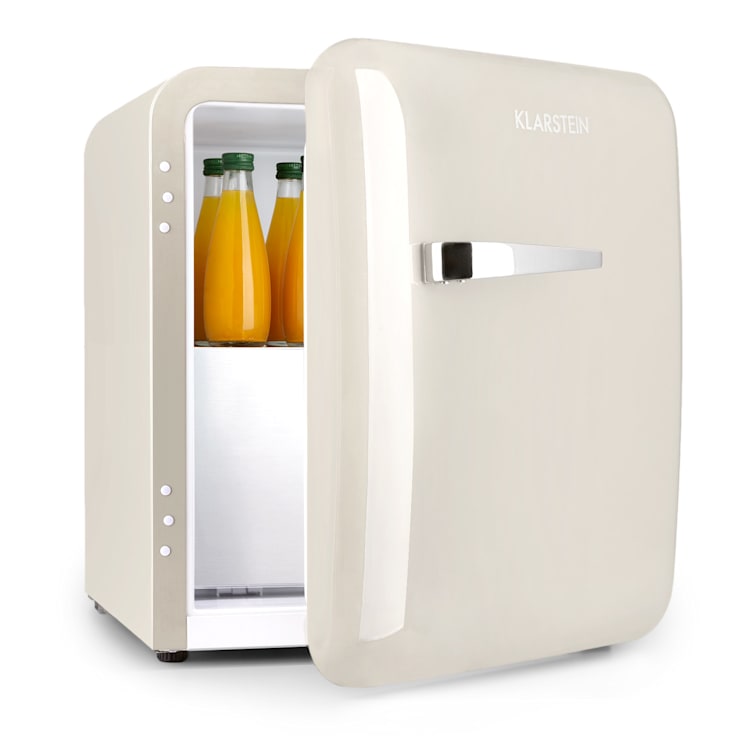 Audrey Mini 2-in-1 Fridge EEC F Freezer LED Creme