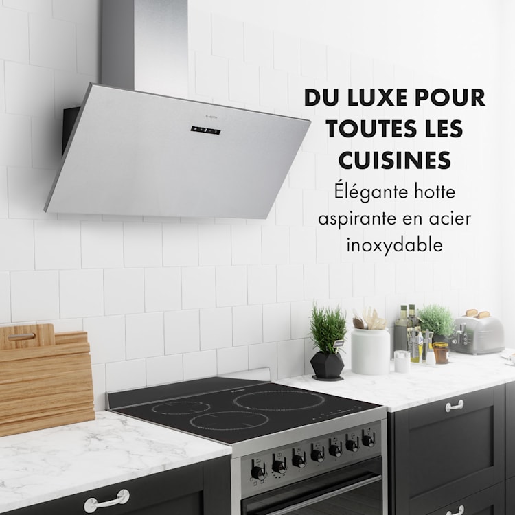 Silver Lining 90 hotte aspirante 90cm 68m³/h, classe A, inox 90 cm