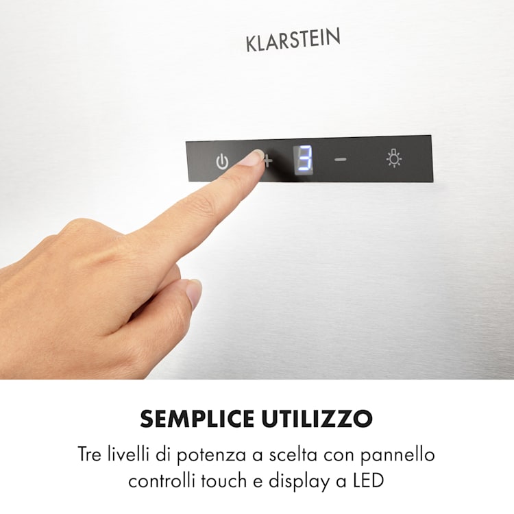 Silver Lining 90, cappa aspirante, 90 cm, 568m³/h , EEK A, acciaio inox 90 cm