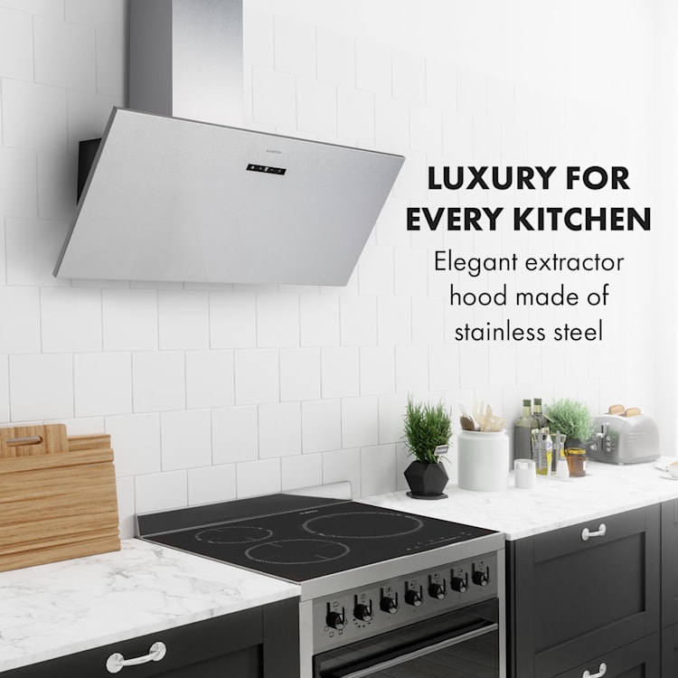 Silver Lining 90, Extractor Hood, 90cm, 568m³ / h, EEC A, Stainless Steel 90 cm