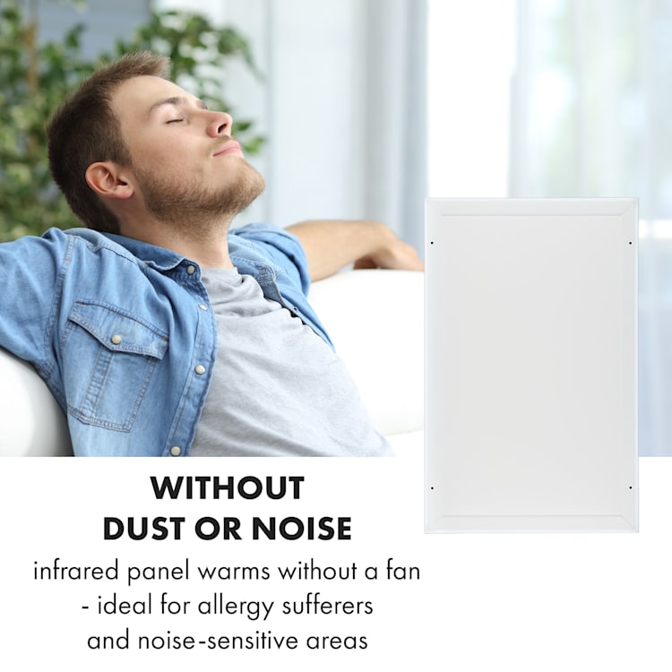 Midnight Sun, stropni infrardeči grelec, 130,5 x 70,5 cm, 800 W, bel 800 W