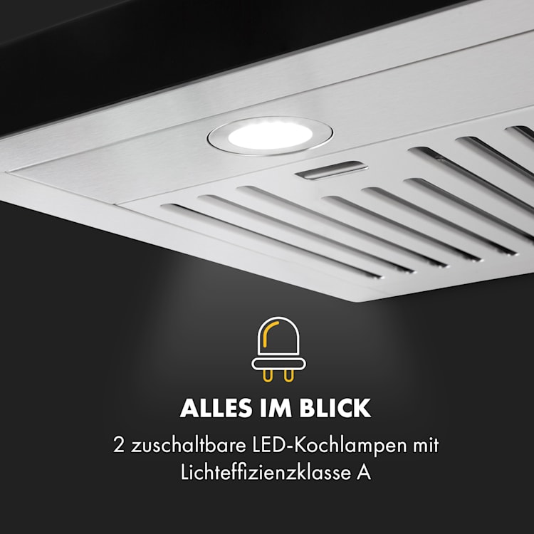 Corvette Americana Dunstabzugshaube Baffle-Filter 584 m³/h