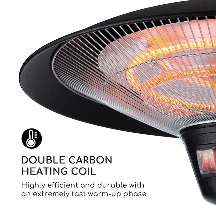 Loras Estufa exterior Serpentines de calentamiento 2100W IP44