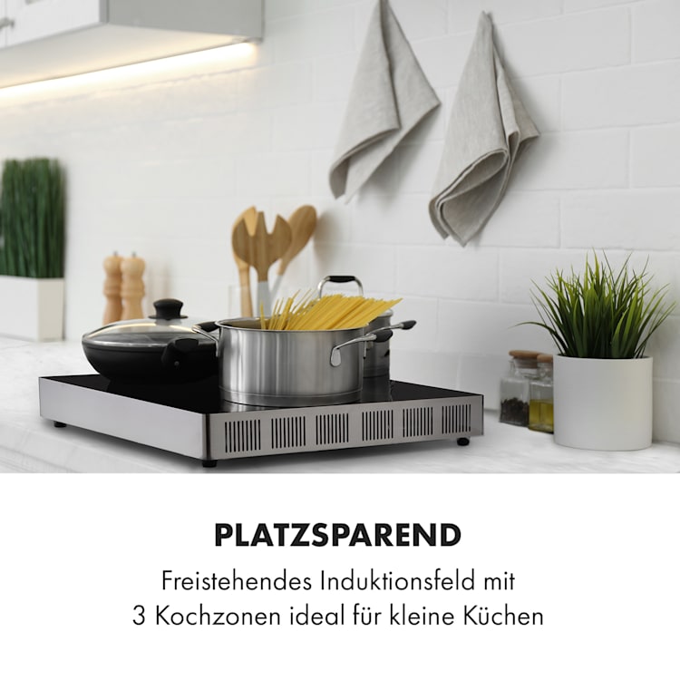 TrinityCook Induktionskochfeld 3400W Touch Control Glas