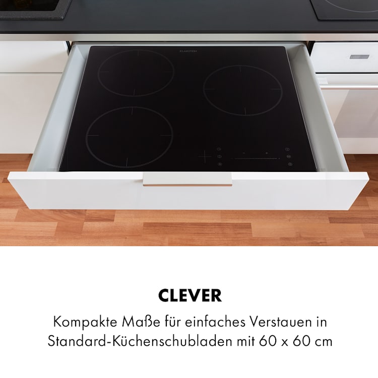 TrinityCook Induktionskochfeld 3400W Touch Control Glas