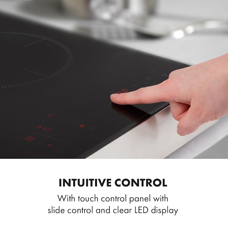 TrinityCook table de cuisson à induction 3400 W tactile verre