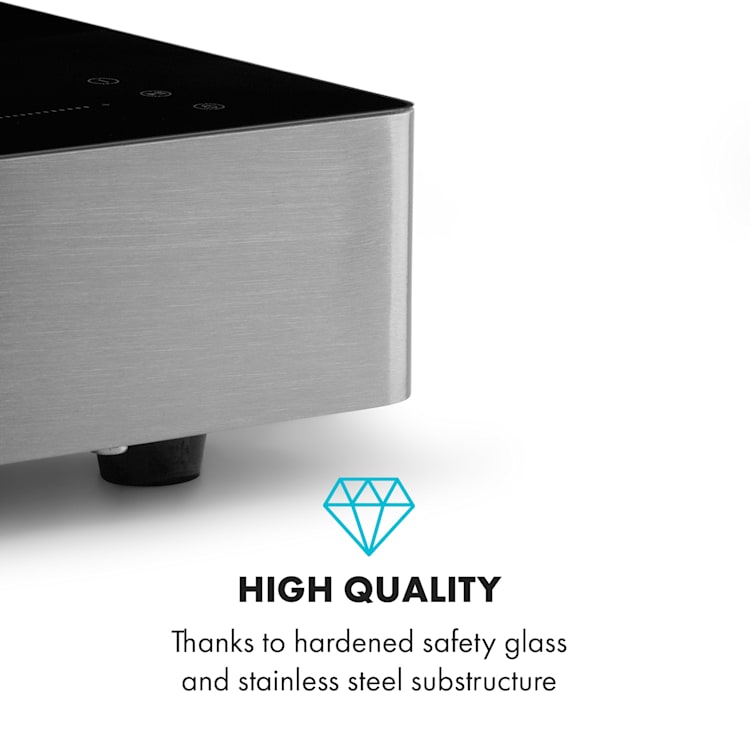 TrinityCook table de cuisson à induction 3400 W tactile verre