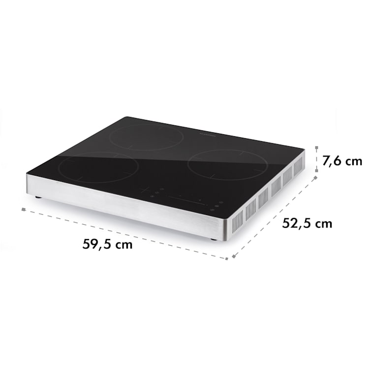 TrinityCook table de cuisson à induction 3400 W tactile verre