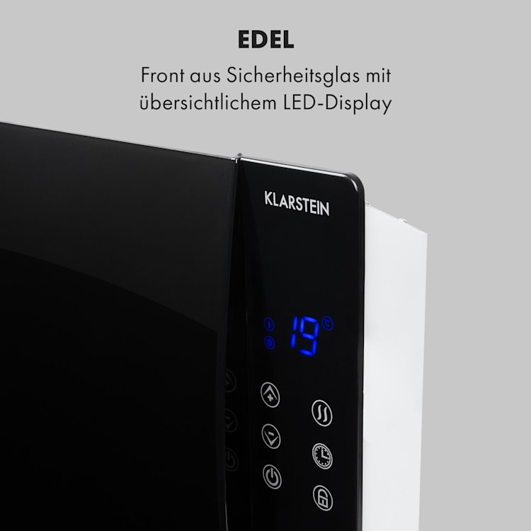 Lindholm Konvektionsheizgerät Thermostat Timer 2000W Schwarz