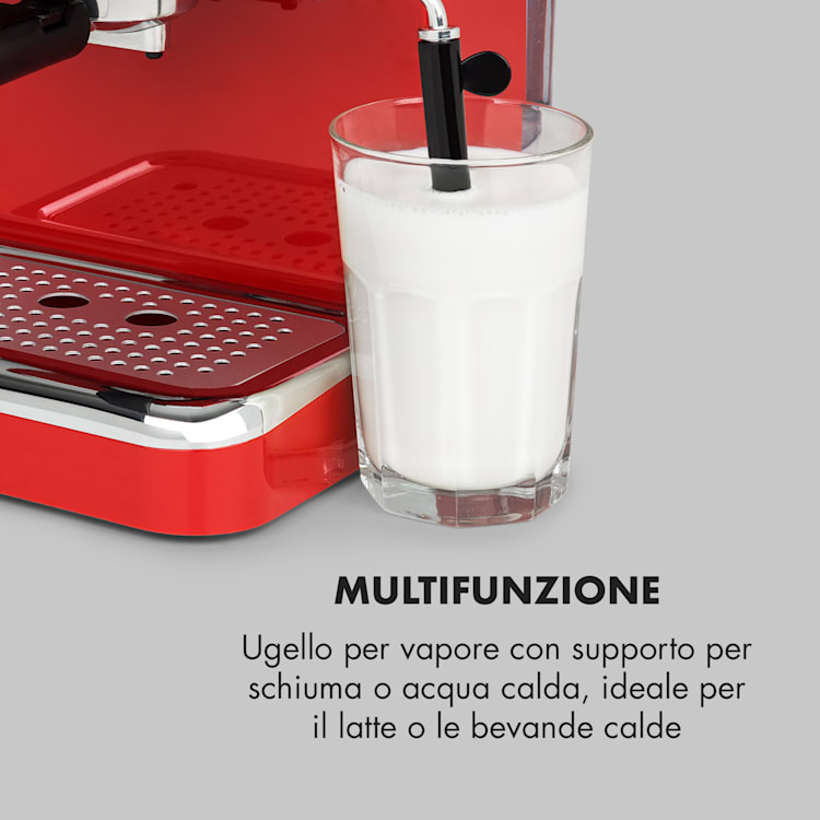Espressionata Gusto, Macchina del Caffè, 15 Bar di Pressione, 1100W