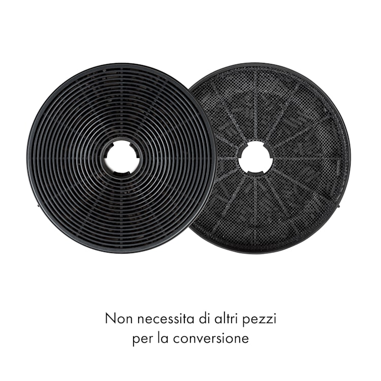 Filtro ai carboni attivi, cappa aspirante Skyfall Smart, 17,5x3,5 cm (ØxA), nero