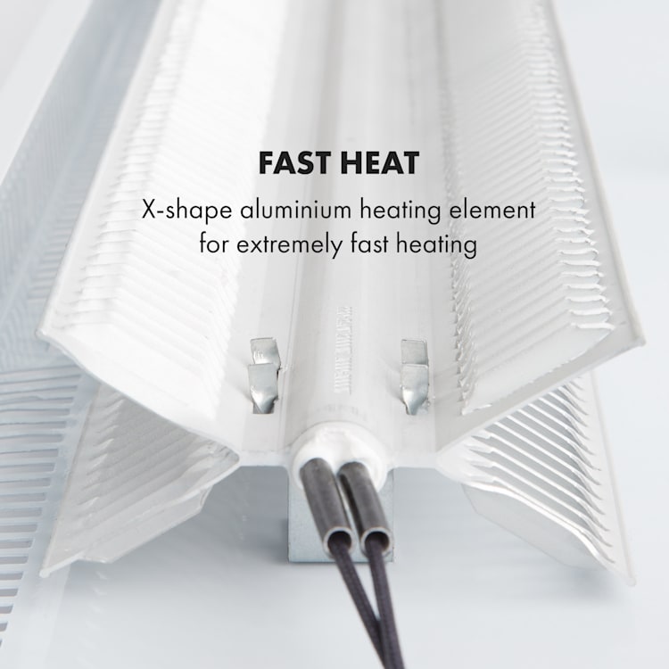 Bansin Smart 1500, konvektor, 1500 W, vezérlés applikáción keresztül 1500 W | Fehér
