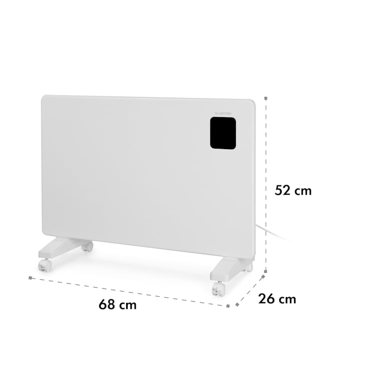 Bansin Smart 1500, konvektor, 1500 W, vezérlés applikáción keresztül 1500 W | Fehér