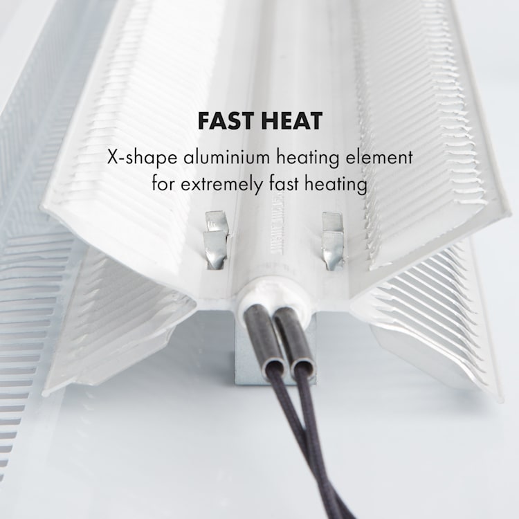 Bansin Smart 2500, конвектор, 2500W, регулиране с приложение 2500 W | Черно