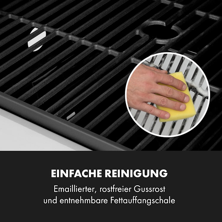 Valdosta 2.0 Gasgrill 2x3,6kW Brenner Edelstahl 2 Brenner