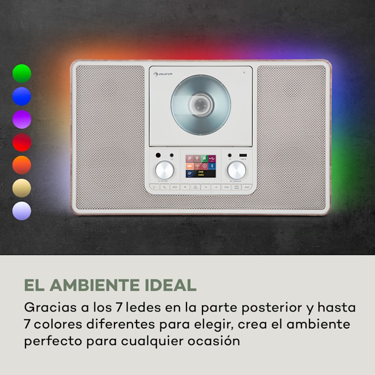Scala VCD-IR Radio por Internet WiFi CD BT MP3 DAB+ Radio FM Con wifi | Nuez