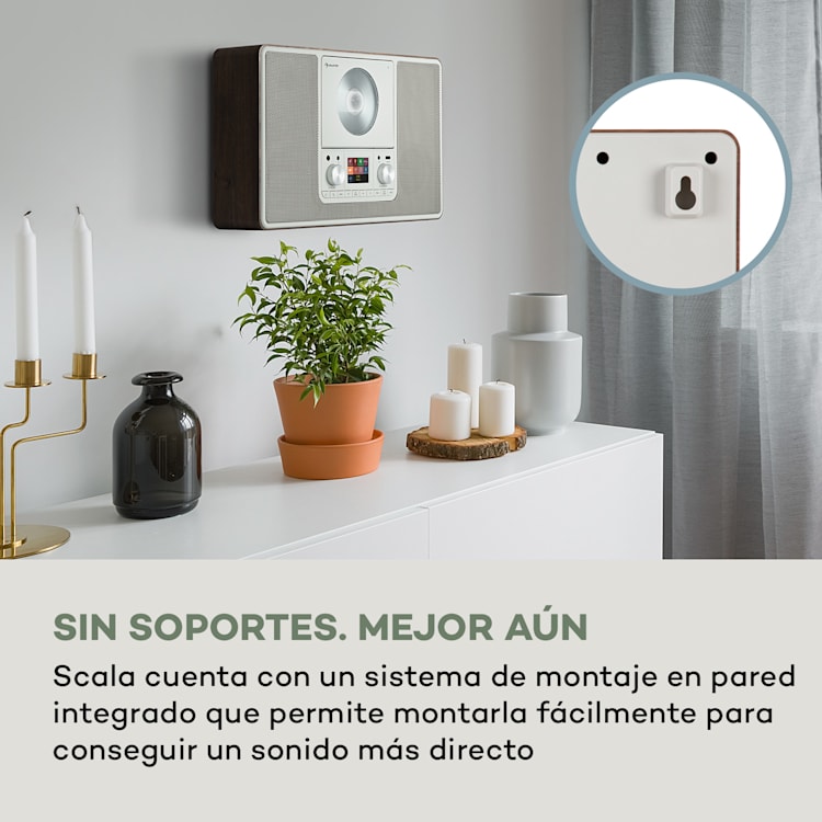 Scala VCD-IR Radio por Internet WiFi CD BT MP3 DAB+ Radio FM Con wifi | Nuez