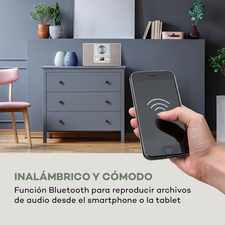 Scala VCD-IR Radio por Internet WiFi CD BT MP3 DAB+ Radio FM Con wifi | Nuez