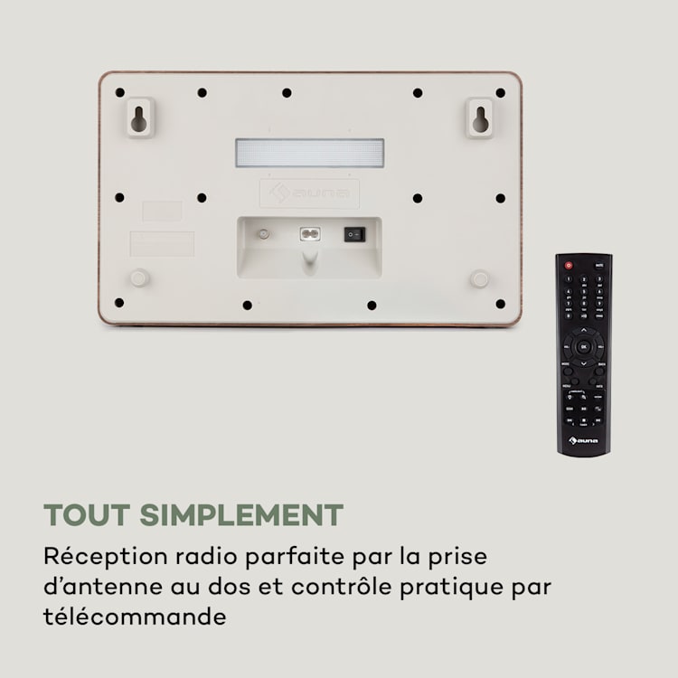 Scala VCD-IR radio Internet Wifi CD BT MP3 DAB+ FM Radio Avec Wifi | Noyer