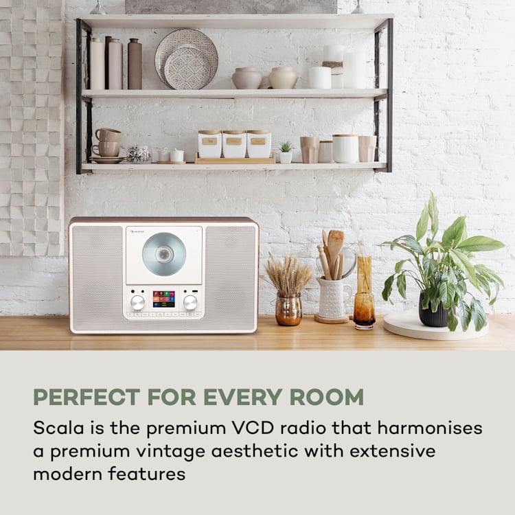 Scala VCD-IR, radio internetowe, wi-fi, CD, BT, MP3, DAB+, radio FM