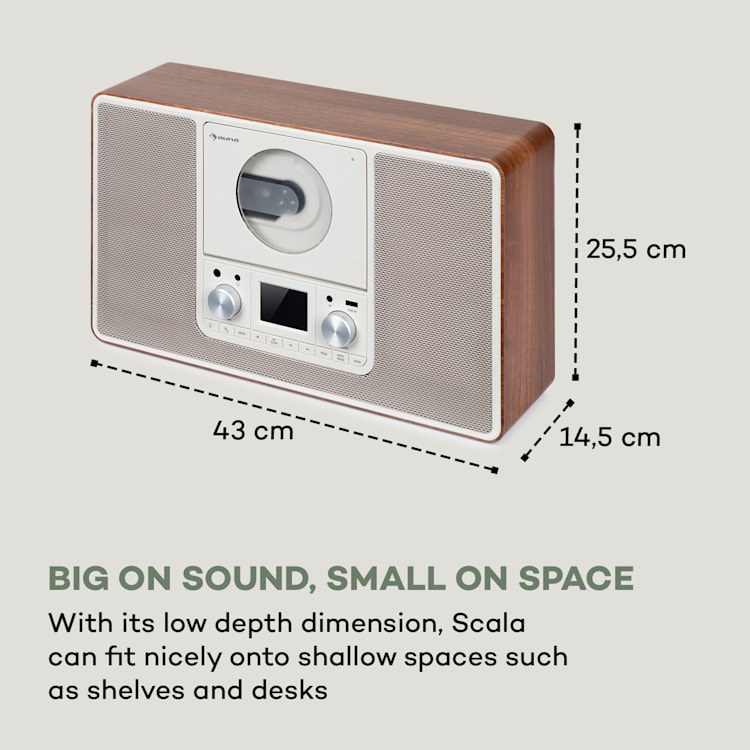 Scala VCD-IR, radio internetowe, wi-fi, CD, BT, MP3, DAB+, radio FM