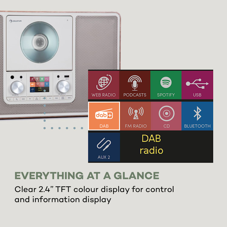 Scala VCD-IR, radio internetowe, wi-fi, CD, BT, MP3, DAB+, radio FM