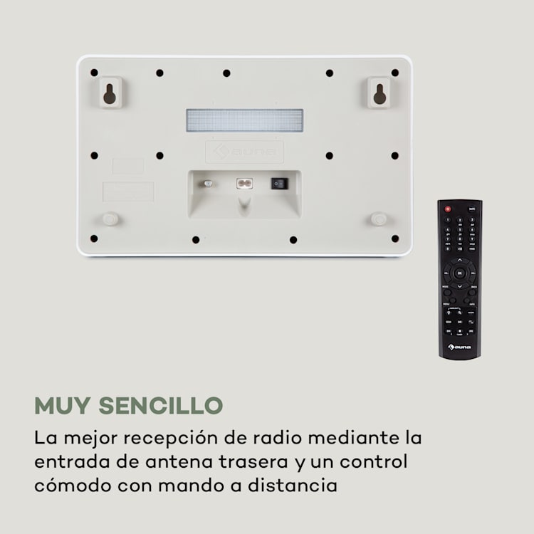 Scala VCD-IR Radio por Internet WLAN CD BT MP3 DAB+ Radio FM Con wifi | Blanco