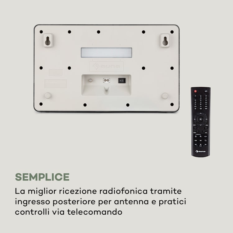 Scala VCD-IR, radio internet, WIFI, CD, BT, MP3, DAB+, FM Con WiFi | Nero