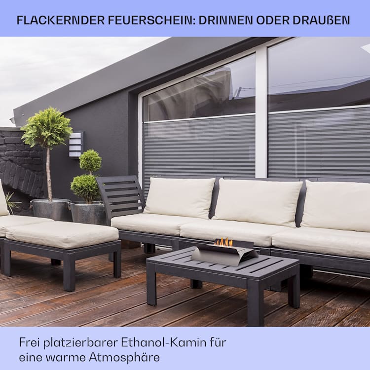 Phantasma Graca Ethanol-Kamin rauch- & geruchlos Bio-Ethanol