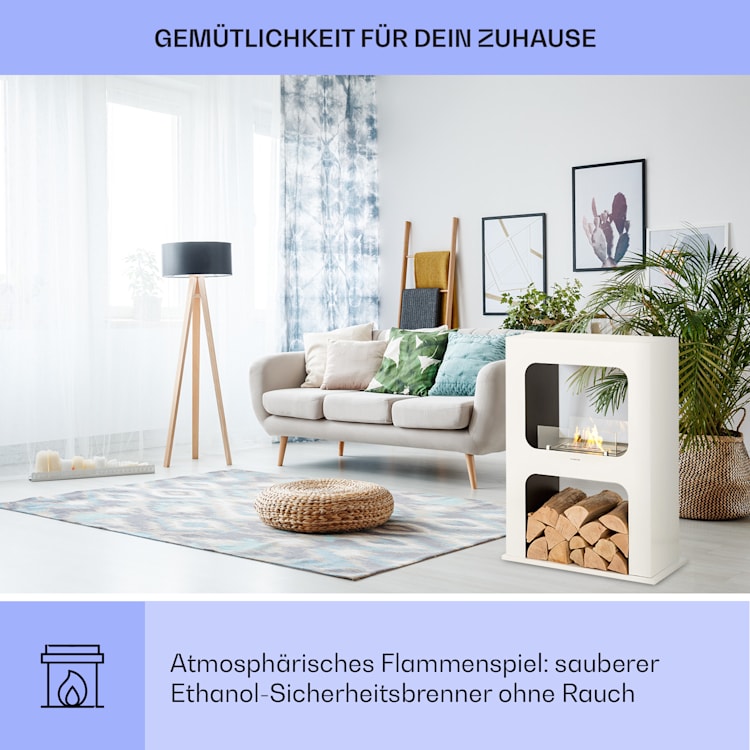 Phantasma Peña Ethanol-Kamin rauch- & geruchlos Bio-Ethanol
