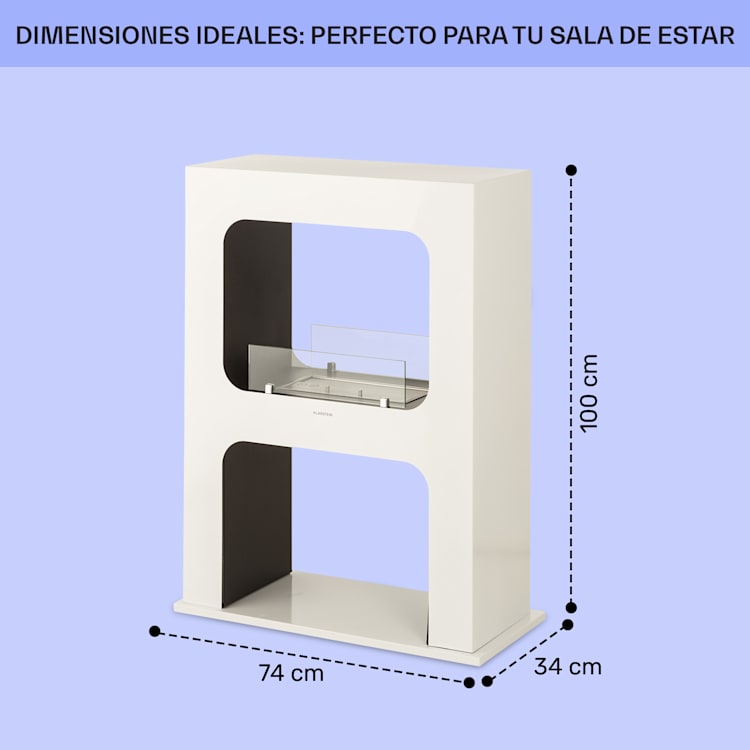 Chimenea de etanol Phantasma Peña Bioetanol sin humo y sin olor