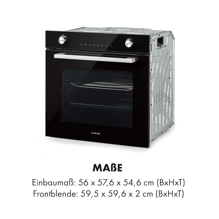 Robuchon Einbaubackofen 3200W 11 Funktionen EEK A+