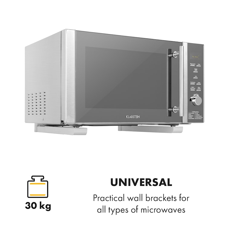 MB-6 magnetronhouder 30kg universal 32,5-49,2cm zilver