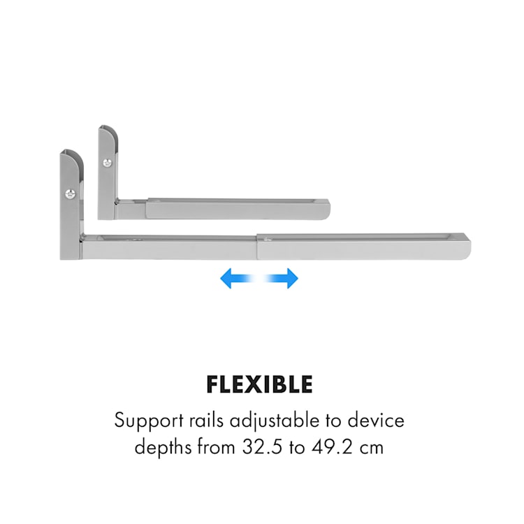 MB-6 magnetronhouder 30kg universal 32,5-49,2cm zilver