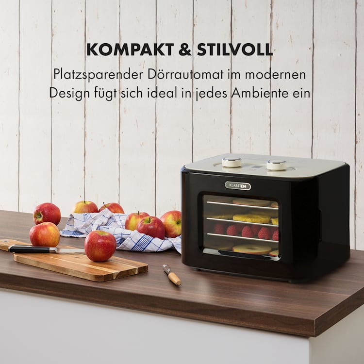 Tutti Frutti Dörrautomat 400W 35-80°C 8 Liter Schwarz