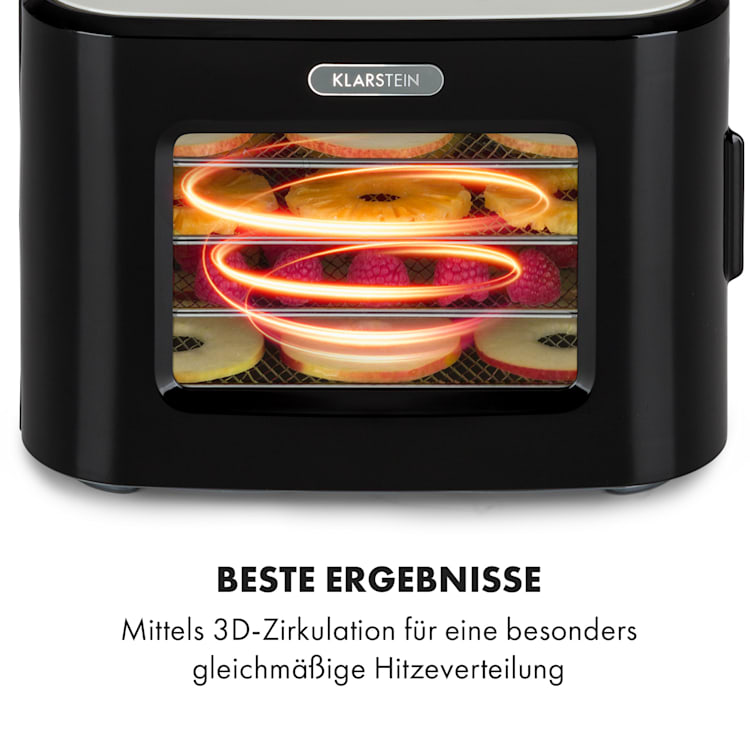 Tutti Frutti Dörrautomat 400W 35-80°C 8 Liter Schwarz