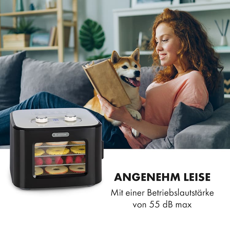 Tutti Frutti Dörrautomat 400W 35-80°C 8 Liter Schwarz